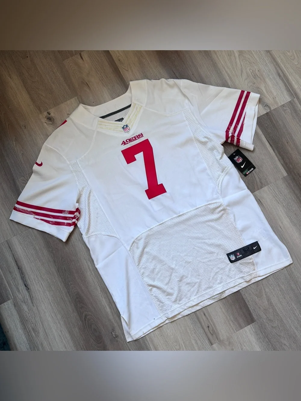 Nike San Francisco 49ers Colin Kaepernick Number 7 Football Jersey NWT • Sz Xl (
